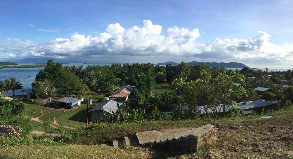 Sohano Island lies at the edge of the channel that separates the islands of Bougainville and Buka. In the distance, one can see Bougainville under the clouds and Taiof Island on the right. With the possible exception of the Fe’i types, the islands’ cultivated bananas were most likely introduced since ''Musa acuminata'' has never been reported by the botanists who visited the area. (Photo by Gabriel Sachter-Smith)