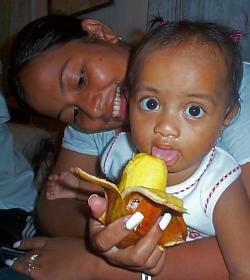 In Pohnpei, the Karat banana is a traditional infant food.